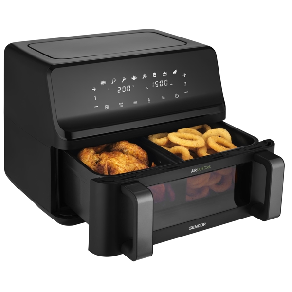 აეროგრილი Sencor SFR 9650BK, 2700W, 9L, Air Fryer, Black