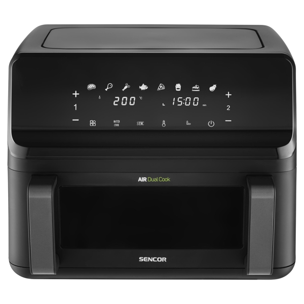 აეროგრილი Sencor SFR 9650BK, 2700W, 9L, Air Fryer, Black