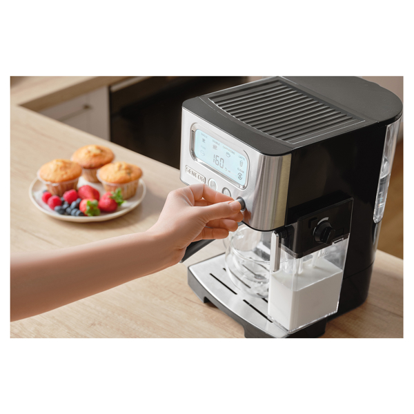 ყავის აპარატი Sencor SES 4090SS, 1450W, 1.4L, Coffee Machine, Silver