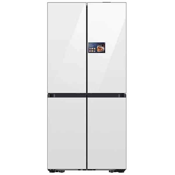 Refrigerator Samsung RM90F67C1WWR Bespoke AI, 669L, A+, White