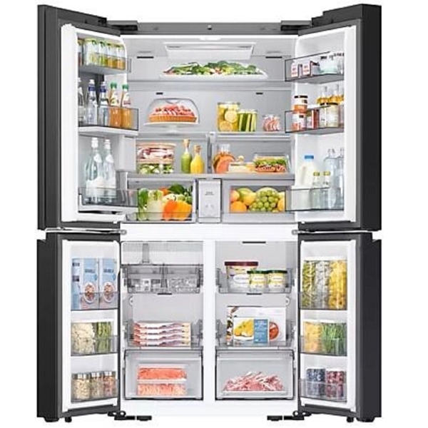 Refrigerator Samsung RM90F67C1WWR Bespoke AI, 669L, A+, White