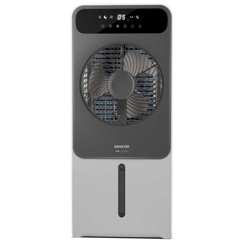 ვენტილატორი წყალზე Sencor SFN 6014GY, 28W, 5L, Air Cooler, Grey/White