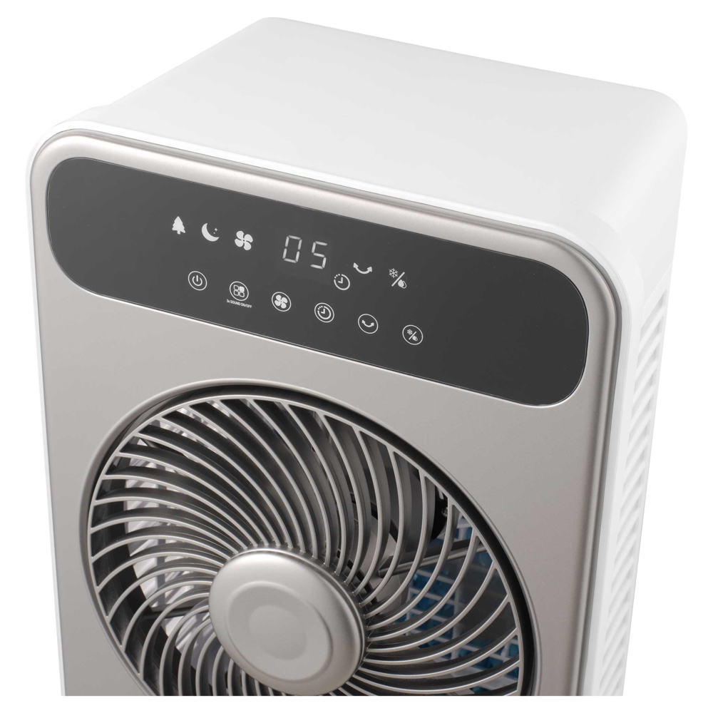 ვენტილატორი წყალზე Sencor SFN 6014GY, 28W, 5L, Air Cooler, Grey/White