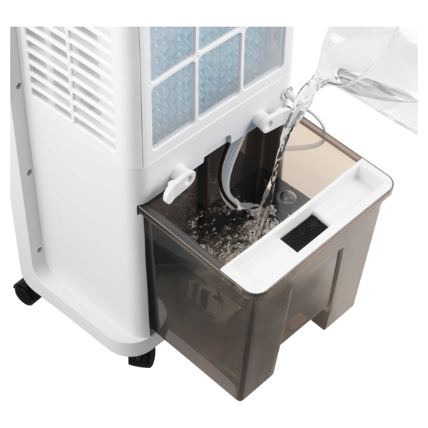 ვენტილატორი წყალზე Sencor SFN 6014GY, 28W, 5L, Air Cooler, Grey/White