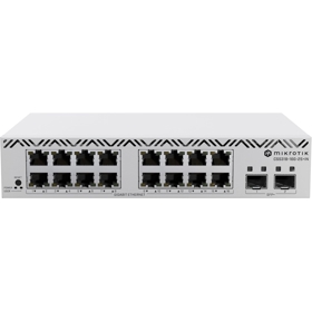 სვიჩი Mikrotik CSS318-16G-2S+IN, 16-Port Gigabit, Switch, White