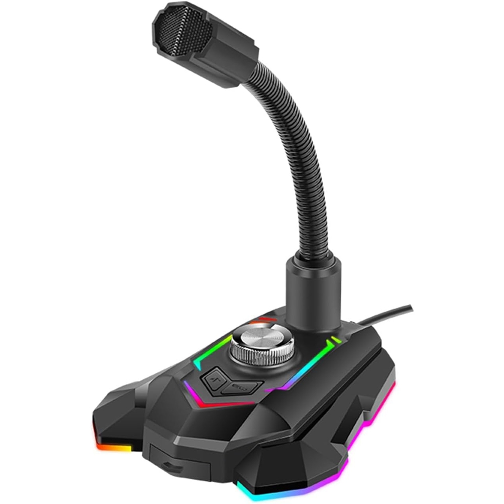 Microphone Marvo MIC-05, Wired, USB, 3.5mm, Black