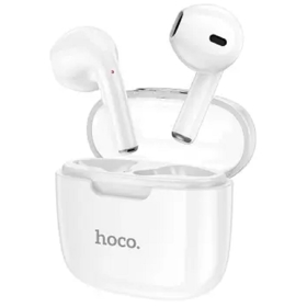 ყურსასმენი Hoco 6942007649551 DES37, Earbuds, Wireless, Bluetooth, White