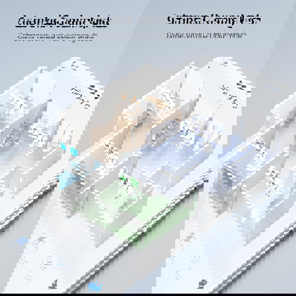 რობოტი მტვერსასრუტი მშრალი და სველი წმენდით Ilife A30 Pro, 5000Pa, LiDAR, Robot Vacuum Cleaner, White