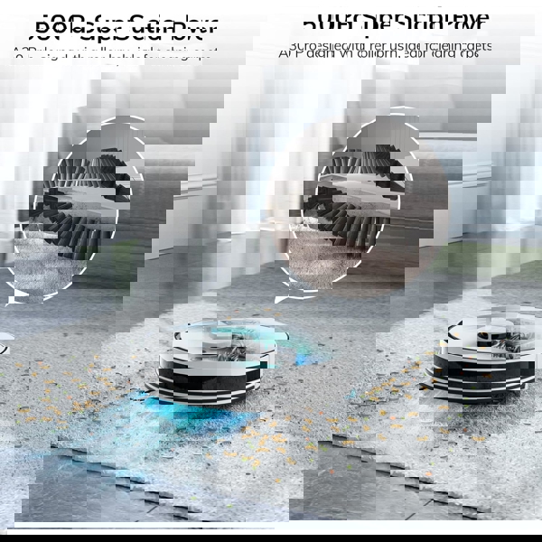 რობოტი მტვერსასრუტი მშრალი და სველი წმენდით Ilife A30 Pro, 5000Pa, LiDAR, Robot Vacuum Cleaner, White