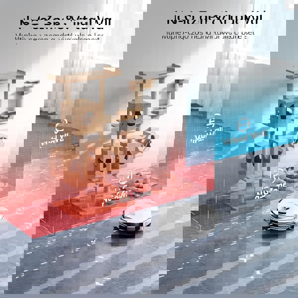 რობოტი მტვერსასრუტი მშრალი და სველი წმენდით Ilife A30 Pro, 5000Pa, LiDAR, Robot Vacuum Cleaner, White