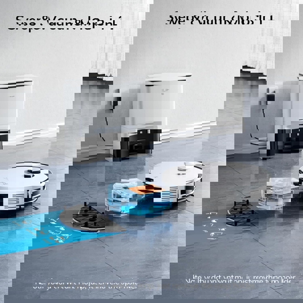 რობოტი მტვერსასრუტი მშრალი და სველი წმენდით Ilife A30 Pro, 5000Pa, LiDAR, Robot Vacuum Cleaner, White