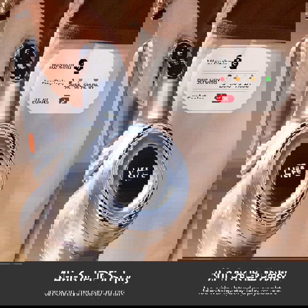 მტვერსასრუტი Ilife H80, 22000Pa, 0.55L, Vacuum Cleaner, Space Gray