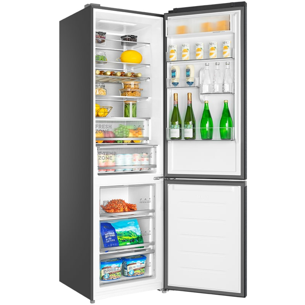 მაცივარი TCL C387BFGI, 382L, A++, Refrigerator, Ash Grey