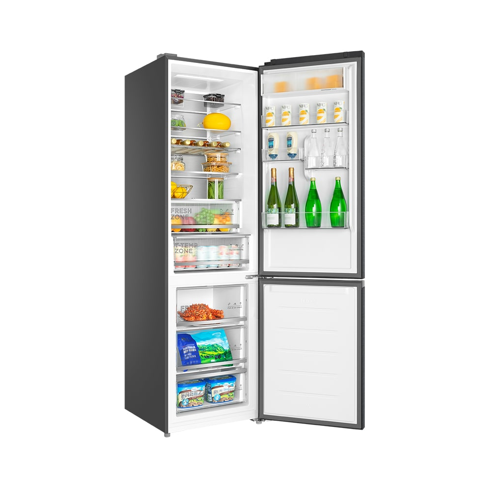 მაცივარი TCL C387BFGI, 382L, A++, Refrigerator, Ash Grey