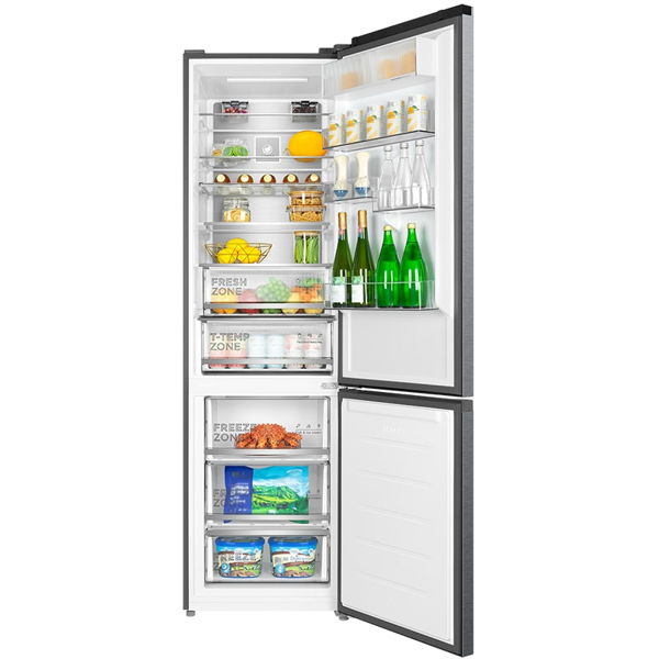 მაცივარი TCL C387BFGI, 382L, A++, Refrigerator, Ash Grey