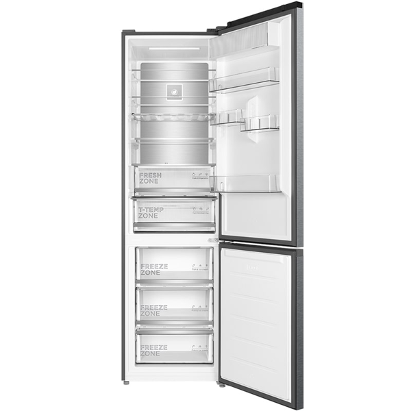 მაცივარი TCL C387BFGI, 382L, A++, Refrigerator, Ash Grey