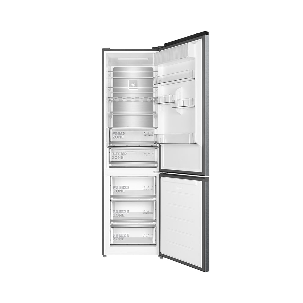 მაცივარი TCL C387BFGI, 382L, A++, Refrigerator, Ash Grey