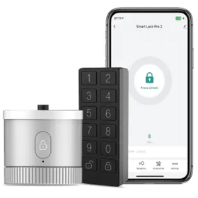 კარის ჭკვიანი საკეტი Moes BDL-BG-R2-EU-SR- MS, Smart Door Lock, Black