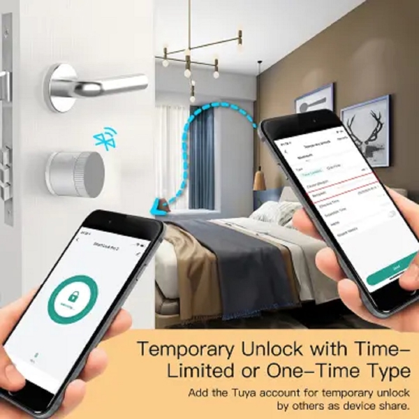 კარის ჭკვიანი საკეტი Moes BDL-BG-R2-EU-SR- MS, Smart Door Lock, Black
