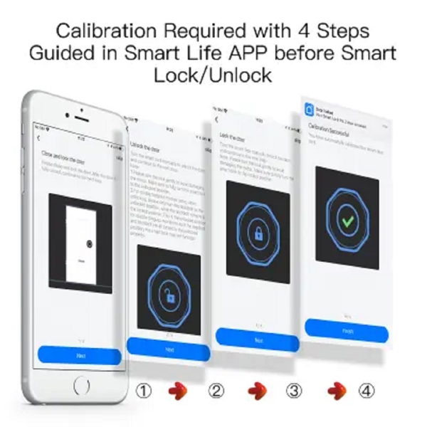 კარის ჭკვიანი საკეტი Moes BDL-BG-R2-EU-SR- MS, Smart Door Lock, Black