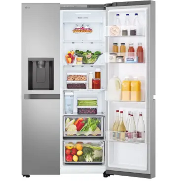 მაცივარი LG GR-L257KLKW.APYQMER, 625L, A+, Refrigerator, Silver