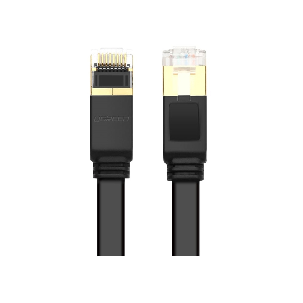 ქსელის კაბელი UGREEN 11264, Cat7 Patch Cord ftp Lan Cable, 8M, Black