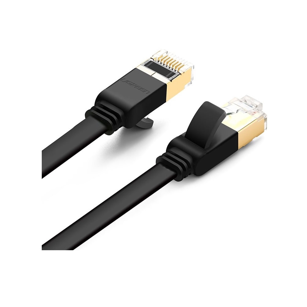 ქსელის კაბელი UGREEN 11264, Cat7 Patch Cord ftp Lan Cable, 8M, Black
