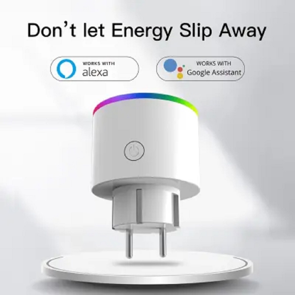 ჭკვიანი როზეტი Moes WP-EUY16LM-WH-EN, Smart Plug, 3680W, White