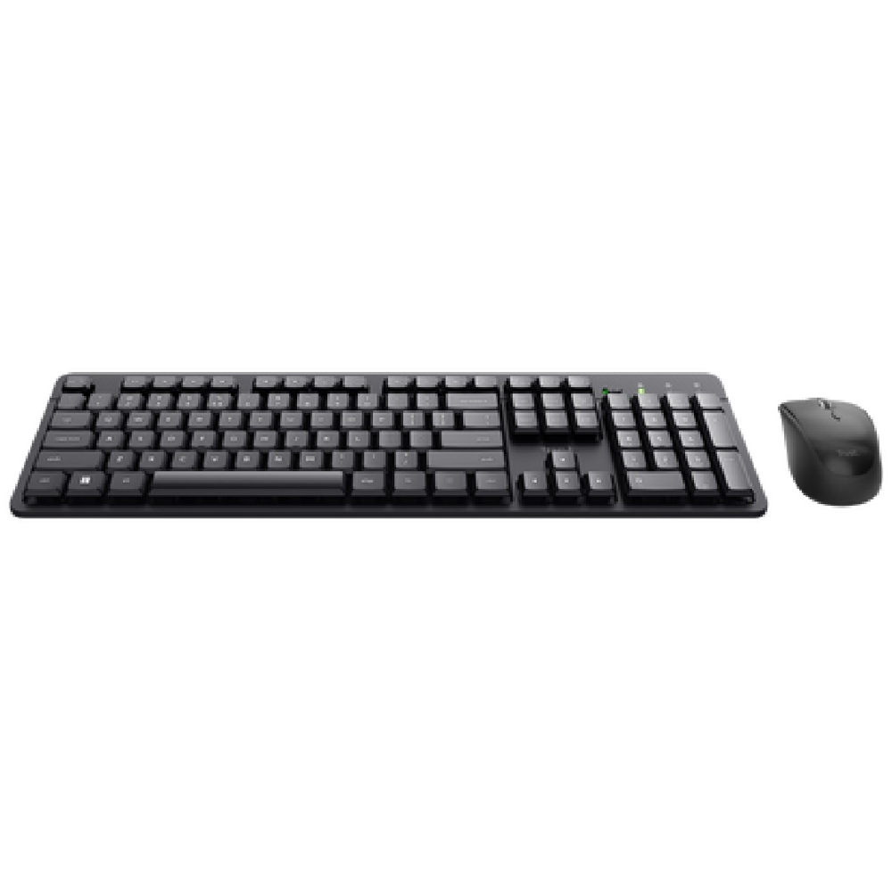 კლავიატურა+მაუსი Trust 25018 ODY II, Wireless, USB, Keyboard And Mouse, Black
