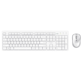 კლავიატურა+მაუსი Trust 25465 Ody II, Wireless, USB, Keyboard And Mouse, White