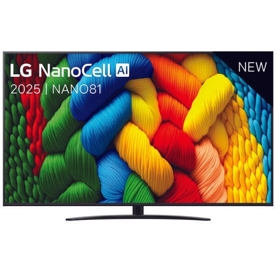 ტელევიზორი LG 75NANO81A6A.AMCN NanoCell, 75", Smart TV, 4K UHD, USB, HDMI, BT, WIFI, Black