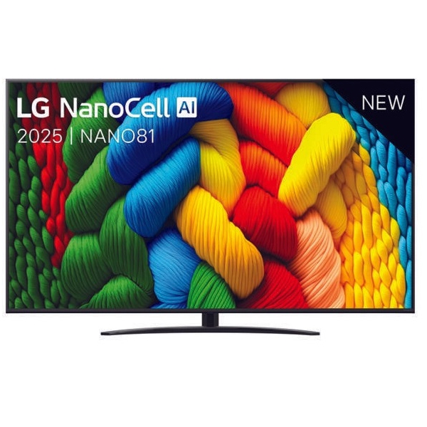 ტელევიზორი LG 75NANO81A6A.AMCN NanoCell, 75", Smart TV, 4K UHD, USB, HDMI, BT, WIFI, Black