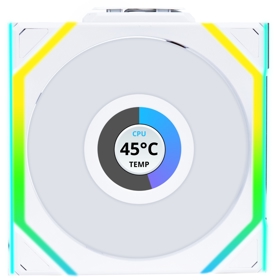 ქულერი ‎Lian Li G99.12RSL1W3W.00 UNI FAN REVERSE SL, 120mm, 2000rpm, Case Fan, White