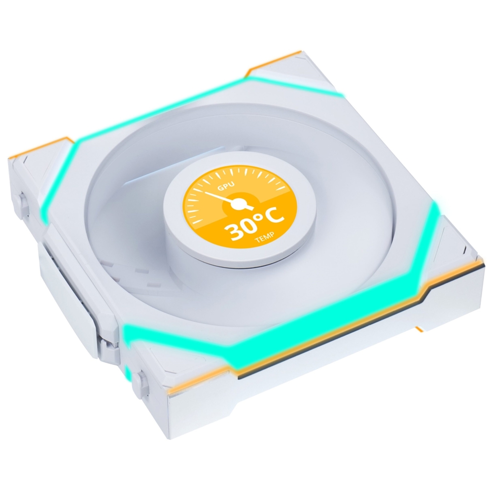 Case Fan Lian Li G99.12RSL1W3W.00 UNI FAN REVERSE SL, 120mm, 2000rpm, White