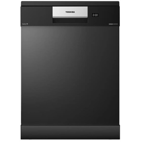 ჭურჭლის სარეცხი მანქანა Toshiba DW-14F6(B)-CIS, A, 44Db, Dishwasher, Black