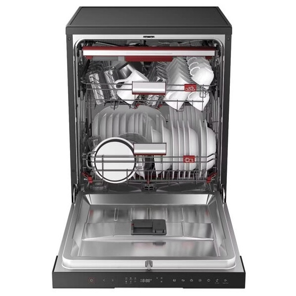 ჭურჭლის სარეცხი მანქანა Toshiba DW-14F6(B)-CIS, A, 44Db, Dishwasher, Black