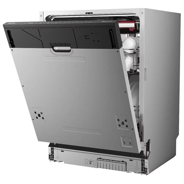 ჩასაშენებელი ჭურჭლის სარეცხი მანქანა Toshiba DW-14B4(B)-CIS, A, 44Dba, Built-in Dishwasher, Silver
