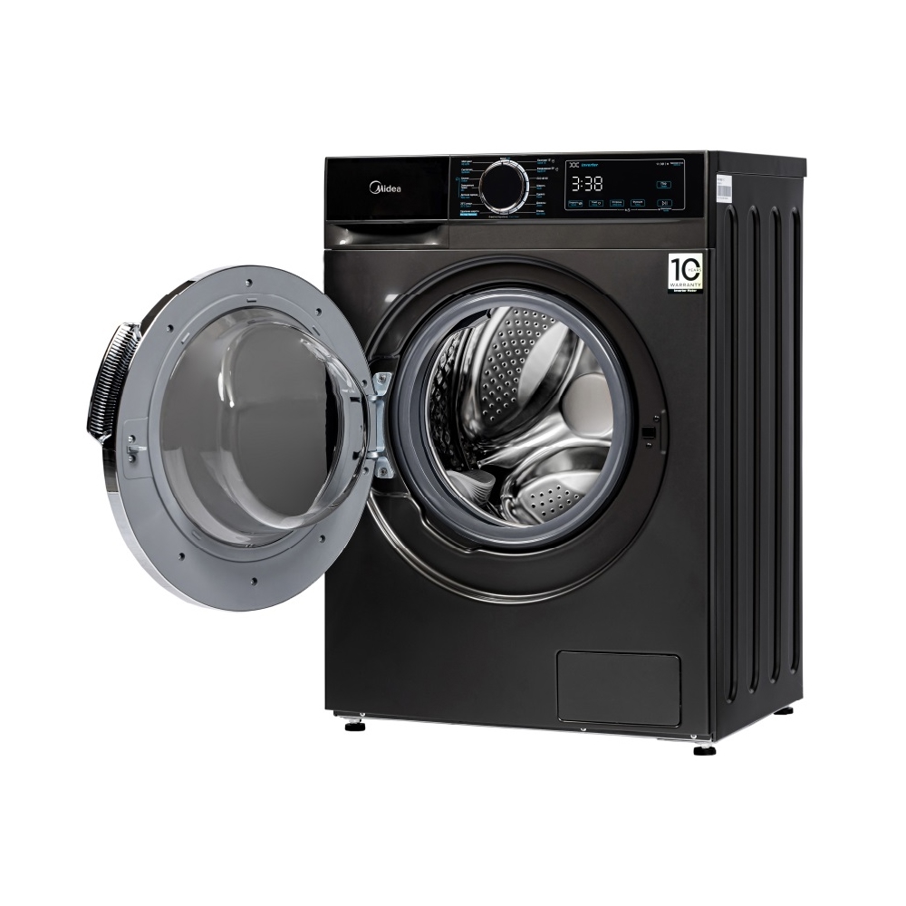 Washing Machine Midea MFA01W80B/T, 8Kg, 1400Rpm, A+++, 78Db, Silver