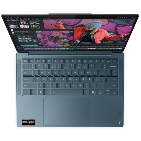 ნოუთბუქი Lenovo 83JY000ARK Yoga Slim 7 14AKP10, 14", Ryzen AI 7-350, 32GB, 1TB SSD, Integrated, W11H, Tidal Teal
