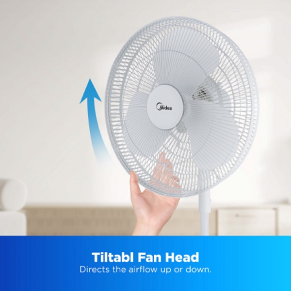 ვენტილატორი Midea FS40-19M, 40W, Fan, White