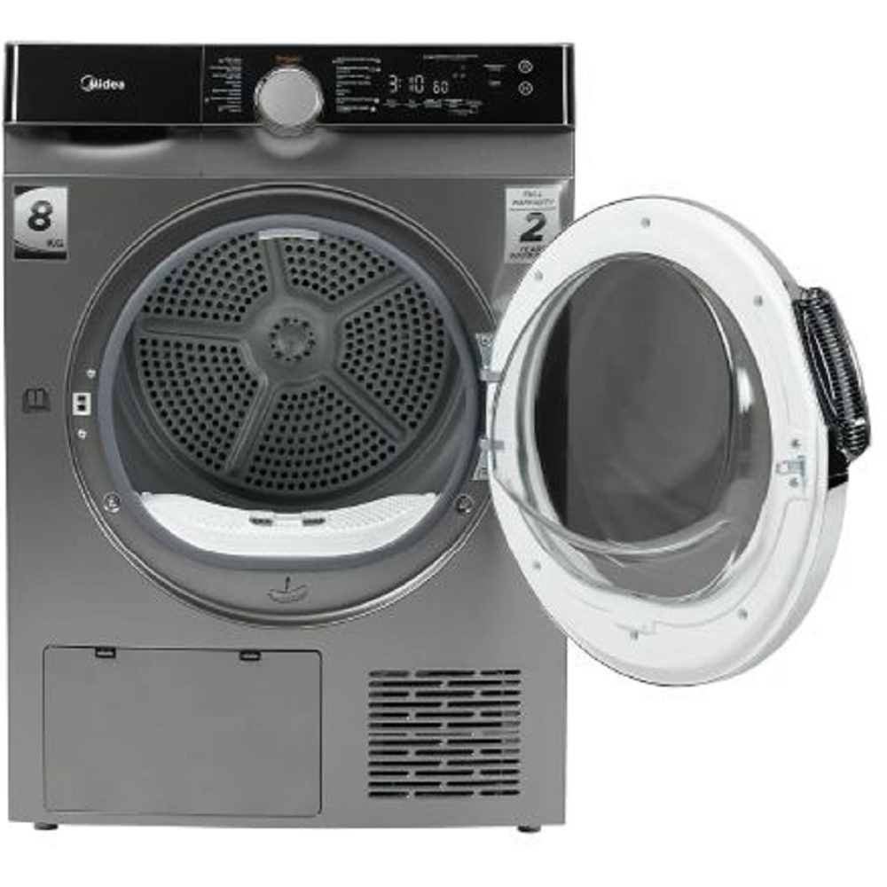 სარეცხის საშრობი მანქანა Midea MDK03H80/S, 8Kg, A++, Washing Dryer, Silver