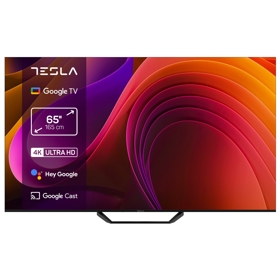 ტელევიზორი Tesla 65E655BUS, 65", 4K UHD, HDMI, USB, LAN, WIFI, BT, Black