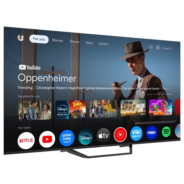 ტელევიზორი Tesla 65E655BUS, 65", 4K UHD, HDMI, USB, LAN, WIFI, BT, Black