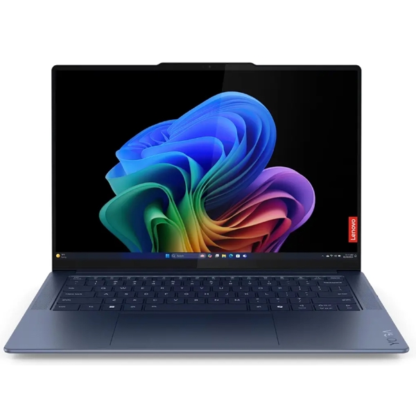 ნოუთბუქი Lenovo 83ED0049RK Yoga Slim 7 14Q8X9, 14.5", Snapdragon X Elite X1E-78-100, 32GB, 1TB SSD, Integrated, W11H, Blue