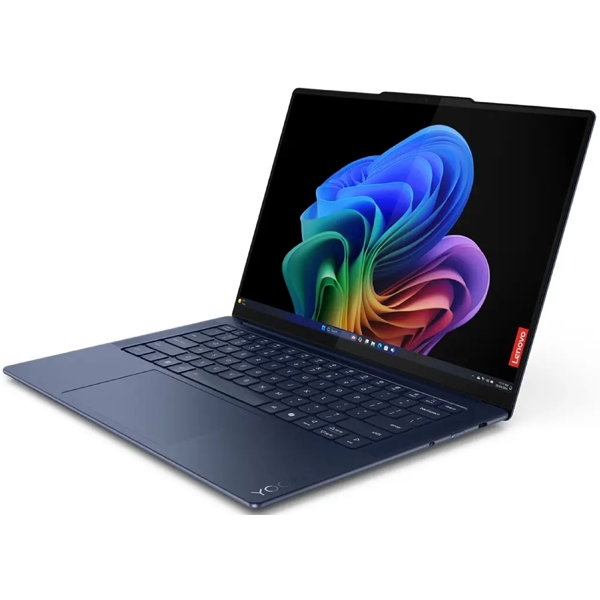 ნოუთბუქი Lenovo 83ED0049RK Yoga Slim 7 14Q8X9, 14.5", Snapdragon X Elite X1E-78-100, 32GB, 1TB SSD, Integrated, W11H, Blue