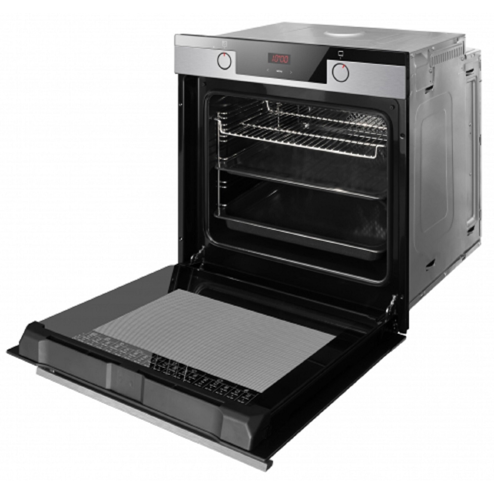 Built-In Electric Oven Hansa BOEI684620, 3500W, 77L, Silver/Black