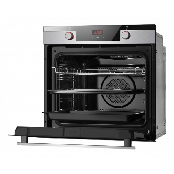 ჩასაშენებელი ელექტრო ღუმელი Hansa BOEI684620, 3500W, 77L, Built-In Electric Oven, Silver/Black