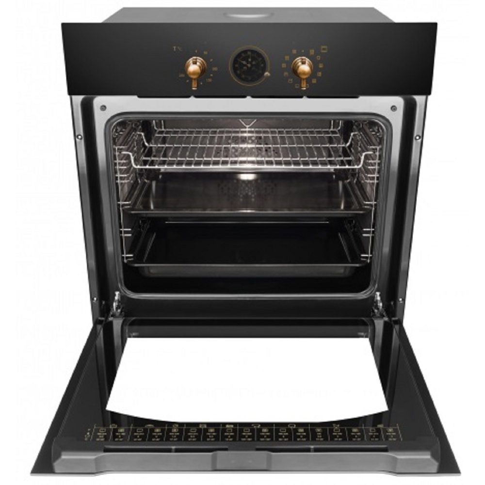 Built-In Electric Oven Hansa BOEA69876, 3600W, 77L, Black