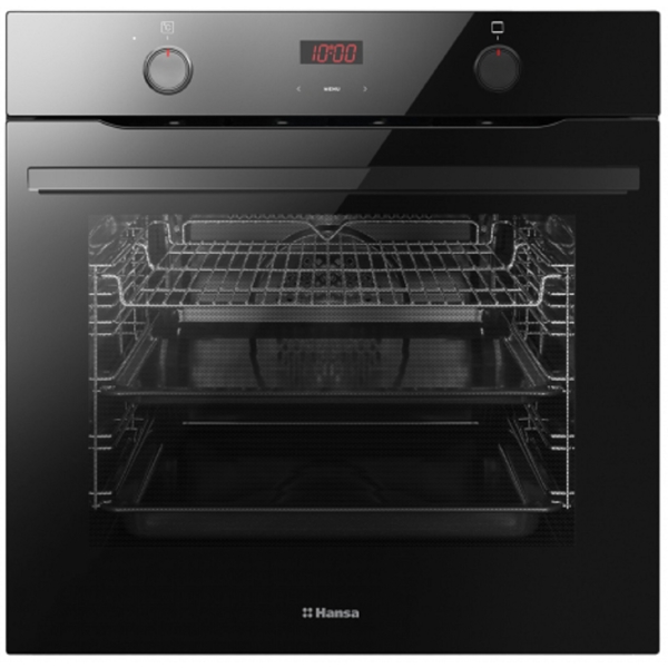 ჩასაშენებელი ელექტრო ღუმელი Hansa BOES684620, 3500W, 77L, Built-In Electric Oven, Black