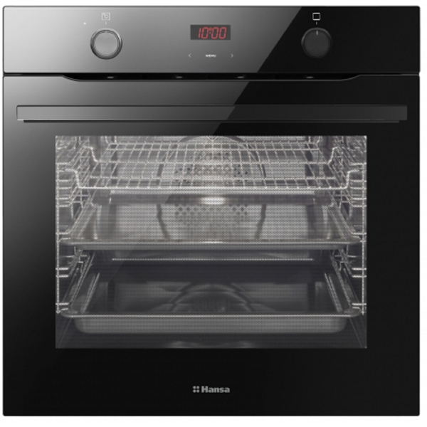 ჩასაშენებელი ელექტრო ღუმელი Hansa BOES684620, 3500W, 77L, Built-In Electric Oven, Black